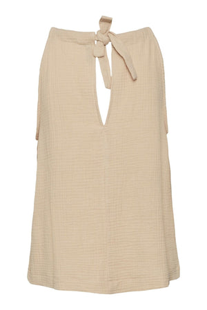 Natali Halterneck Top - Irish Cream