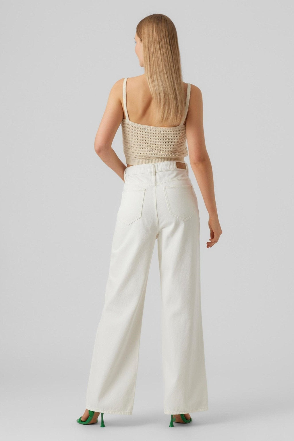 Justine Cropped Top - Birch