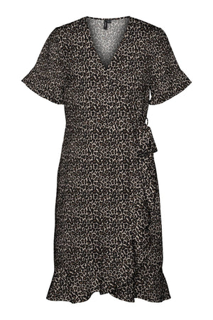 Mini robe portefeuille Henna - Oatmeal