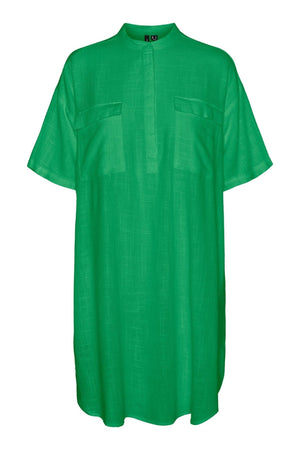 Line Mini Dress - Bright Green