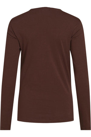 Crunch Long Sleeved Top - Demitasse