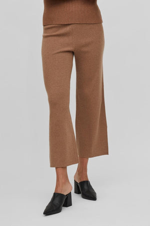 Pantalon évasé kasley - noix de coco grillée