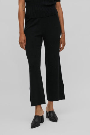 Pantalon évasé kasley - noir