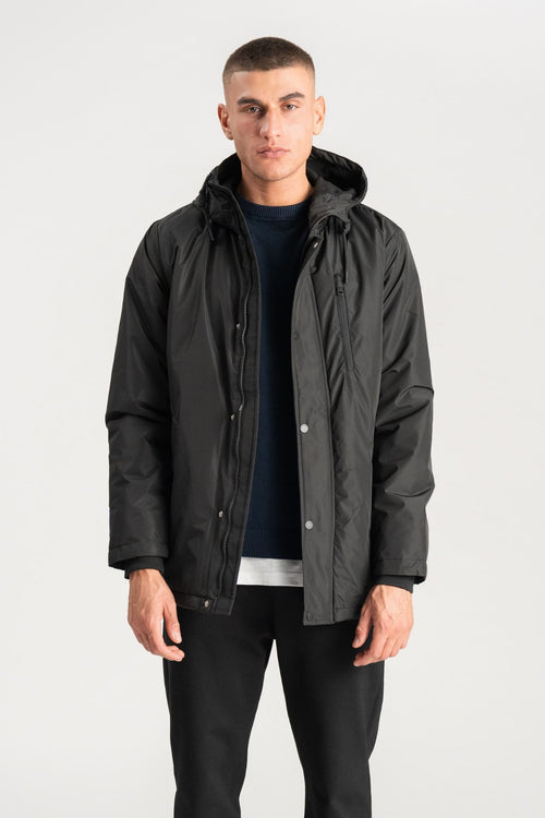 Water Repellant Jacket - Black - TeeShoppen Group™