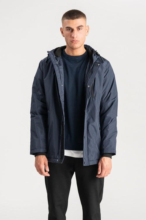 Water Repellant Jacket - Navy - TeeShoppen Group™