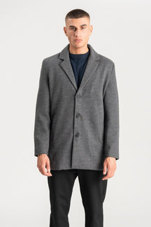 Manteau de laine - Gris