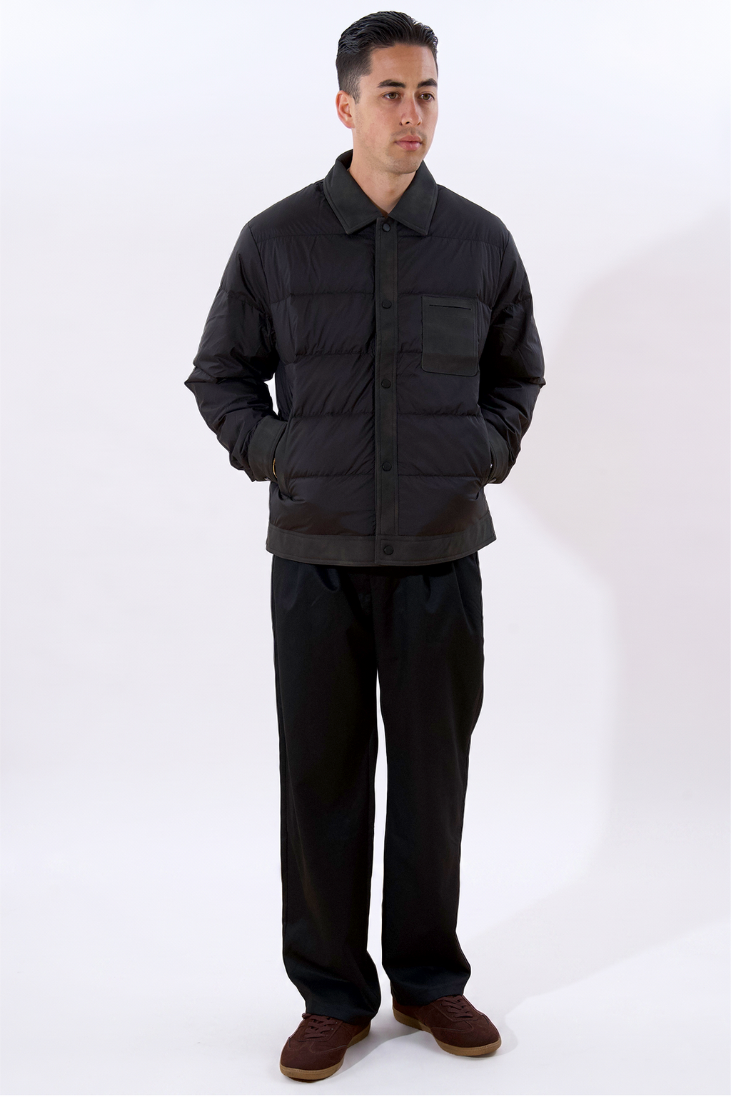 Veste longue Wyatt - Noir
