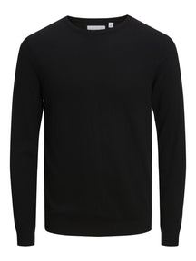 Crewneck de base en tricot - noir