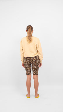 Shorts de cycle alma - Leopard