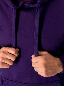 Sweat à capuche de base - violet