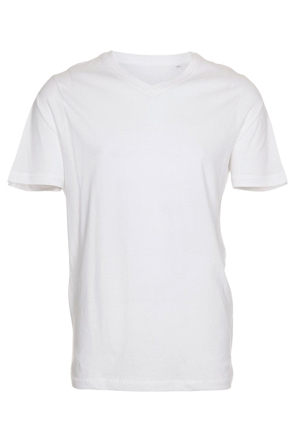 T-shirt Vneck de base - blanc