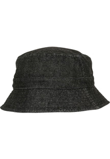 Chapeau de seau denim - noir