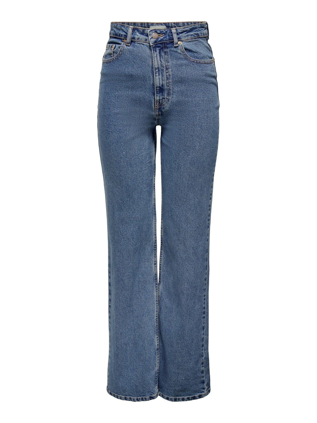 Jeans à jambe large de Camille - Denim bleu