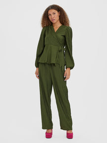 Pantalon large Carrie - Green de fusil