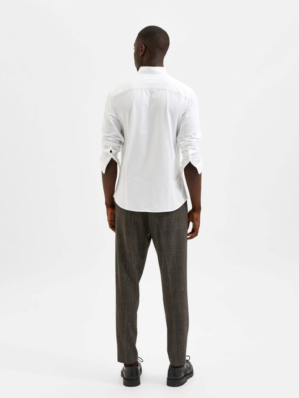 Charles Slim Shirt - White