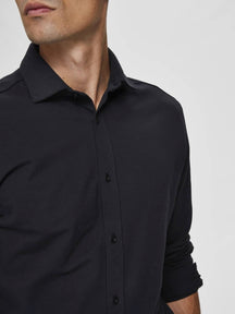 Cole Slim Shirt - noir