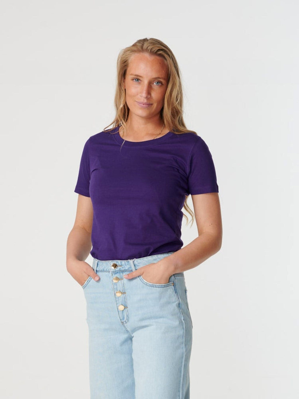 T-shirt ajusté - Violet