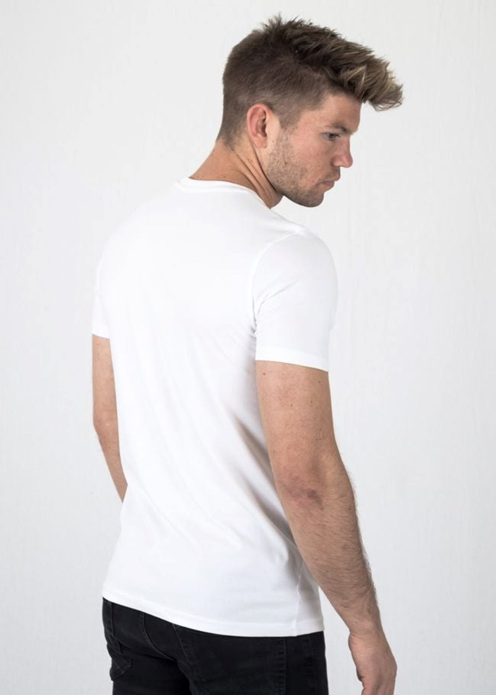 Premium T-shirt musculaire - blanc