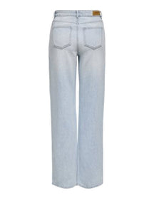 Jeans juteux (jambe large) - bleu de jean léger
