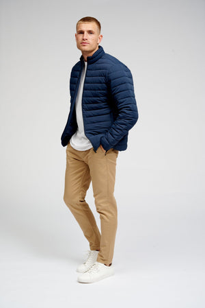 Light Puffer Jacket - Navy - TeeShoppen Group™ - Jacket - TeeShoppen