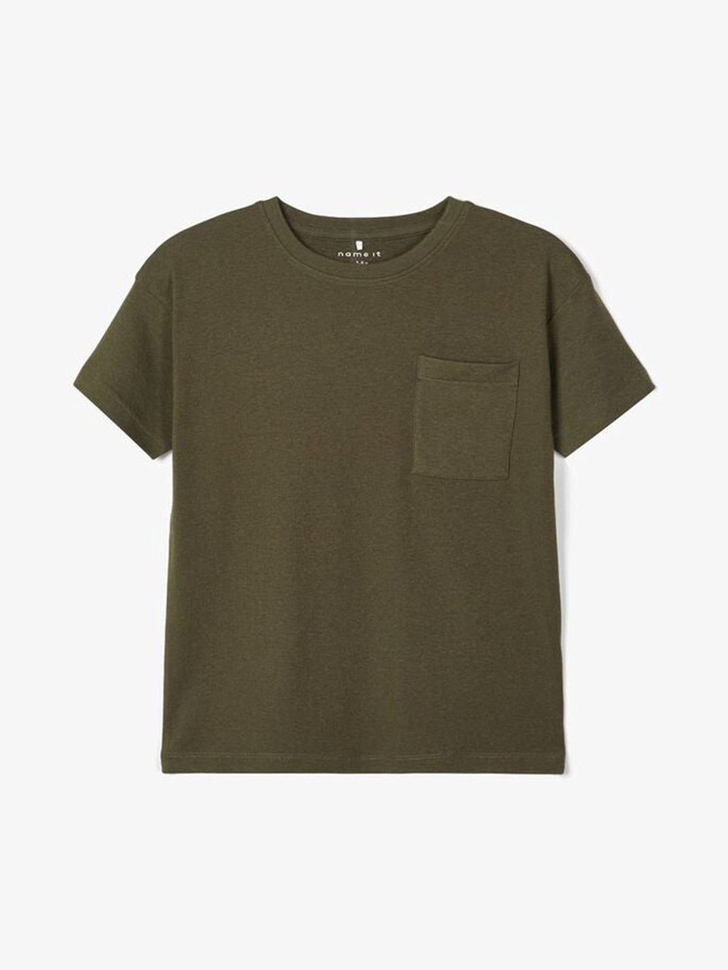 T-shirt en vrac - vert foncé