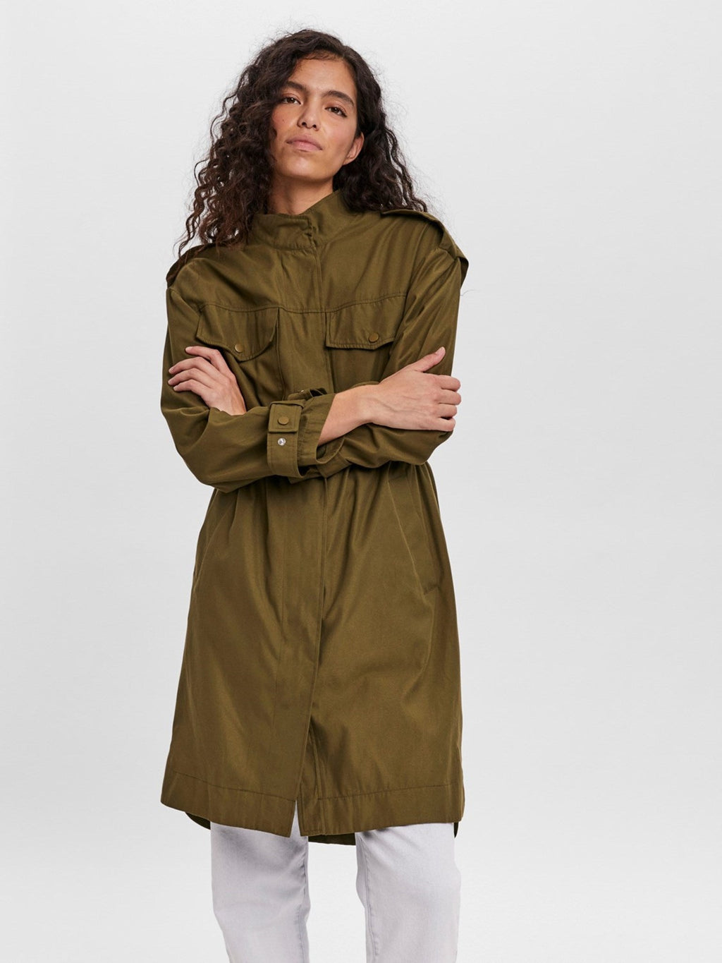 Luxa Coat - Dark Olive