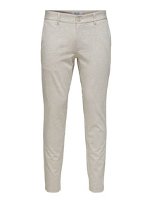 Mark pantalon - beige (pantalon stretch)