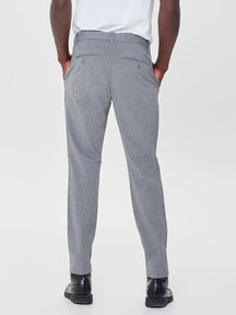 Mark pantalon - gris clair (pantalon extensible)