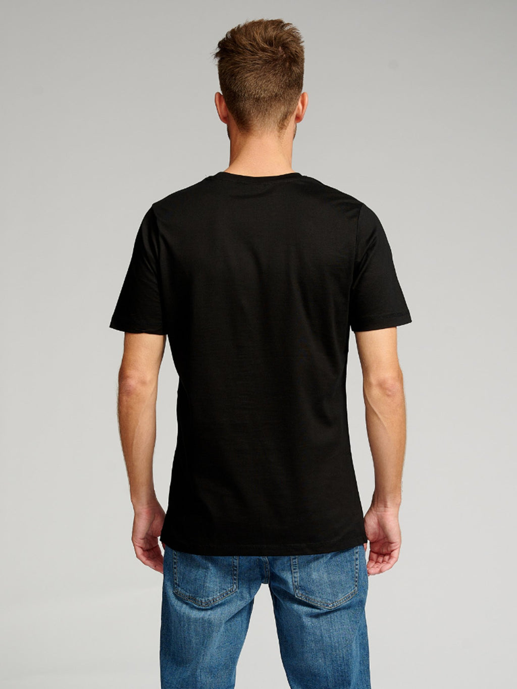 T-shirt de base biologique - noir