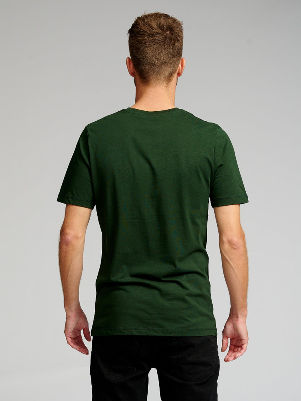 T-shirt de base biologique - vert foncé
