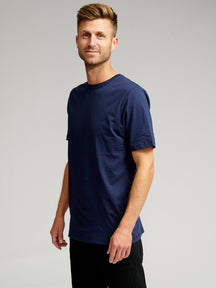 T-shirt de base organique - Marine