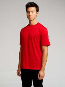 T-shirt surdimensionné - le rouge du Danemark