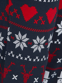 Snowflake Junior Pajamas - Navy