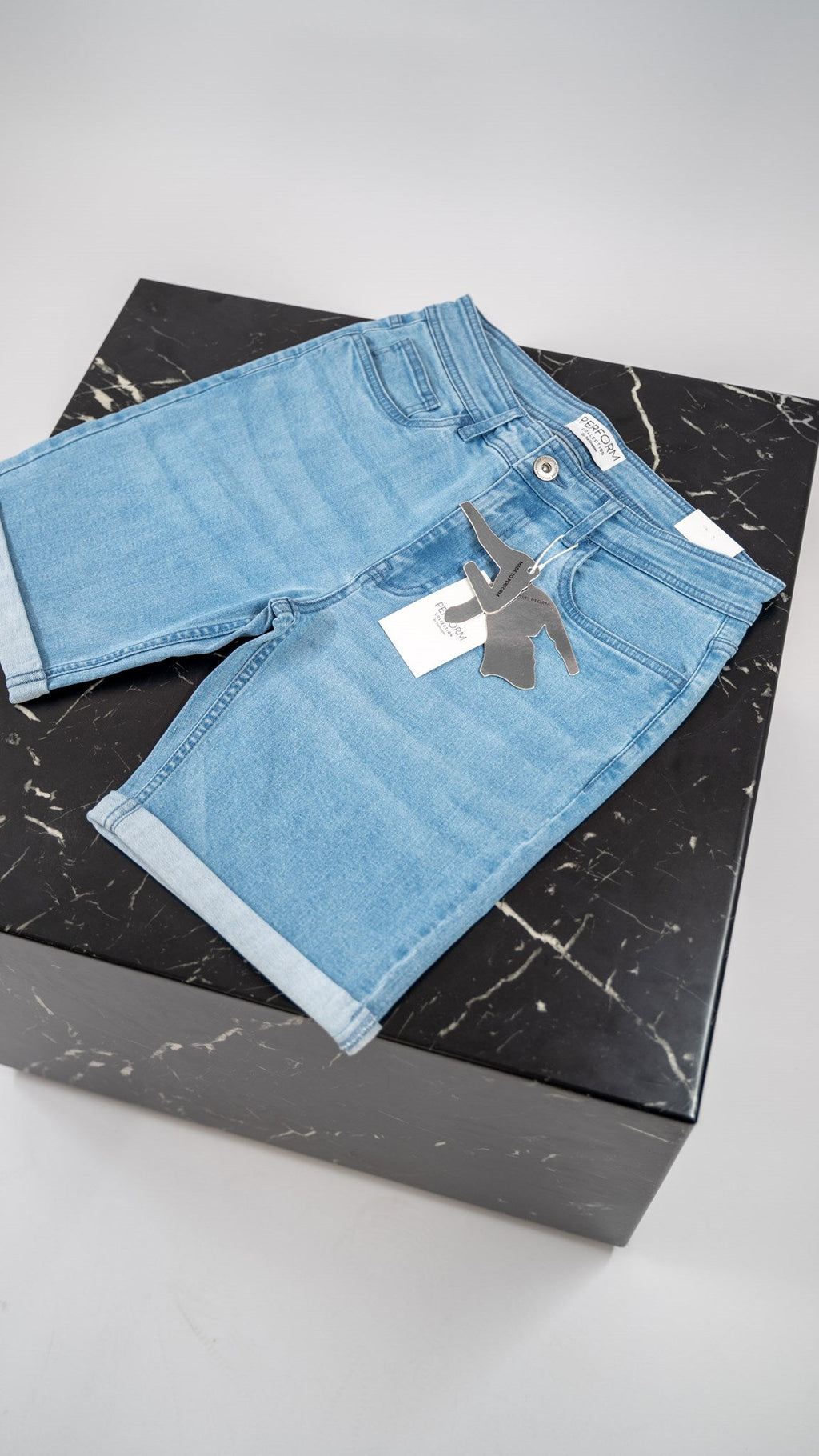 The Original Performance Denim Shorts - Bleu clair